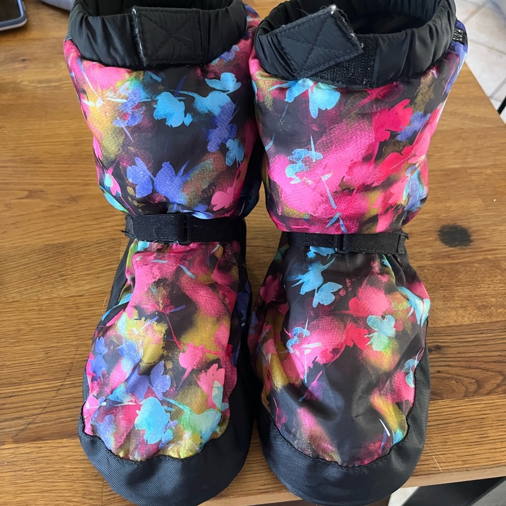 Bloch Black and Pink Rain & Snow Boots Insulated Waterproof
